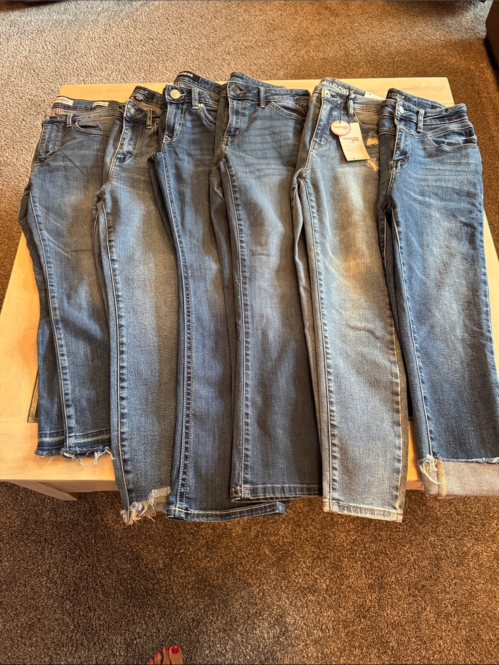 Women's Blue Denim Jeans-bundle all for one price!